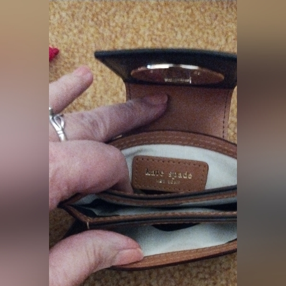 Kate Spade Black Leather Cardholder - Picture 5 of 5